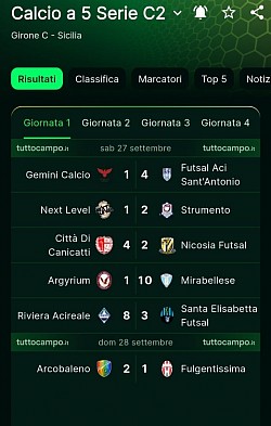 1 GIORNATA