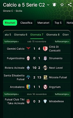 7 GIORNATA
