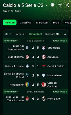 9 GIORNATA
