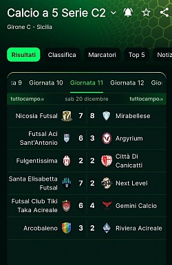 11 GIORNATA