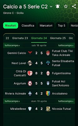 24 GIORNATA